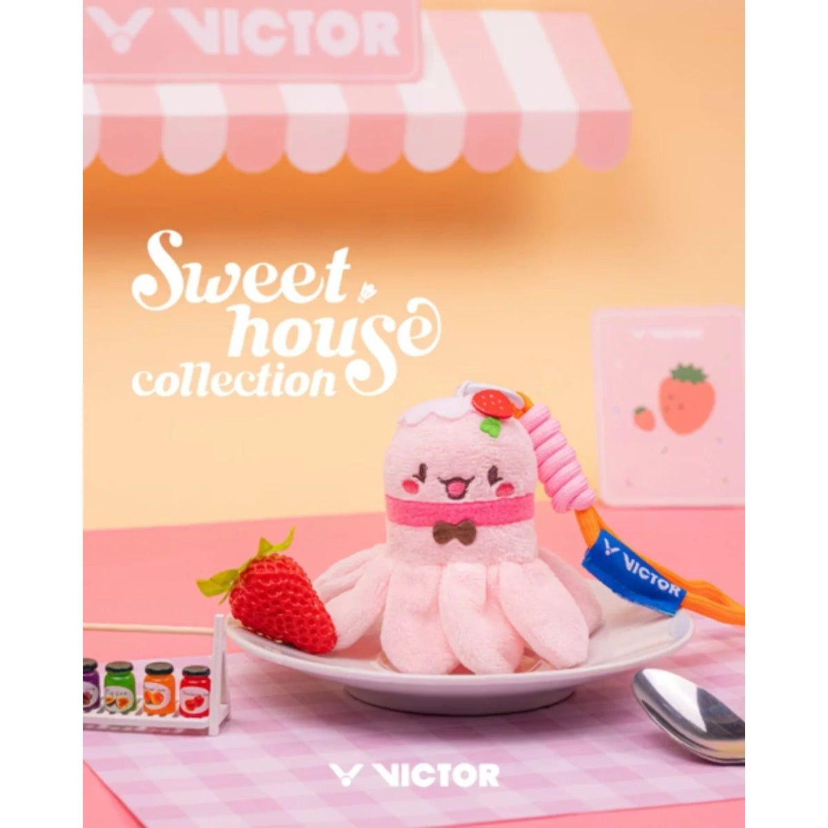 B&T Racket Victor PG6027 - A Sweethouse Collection Bag Charm - B&T Racket