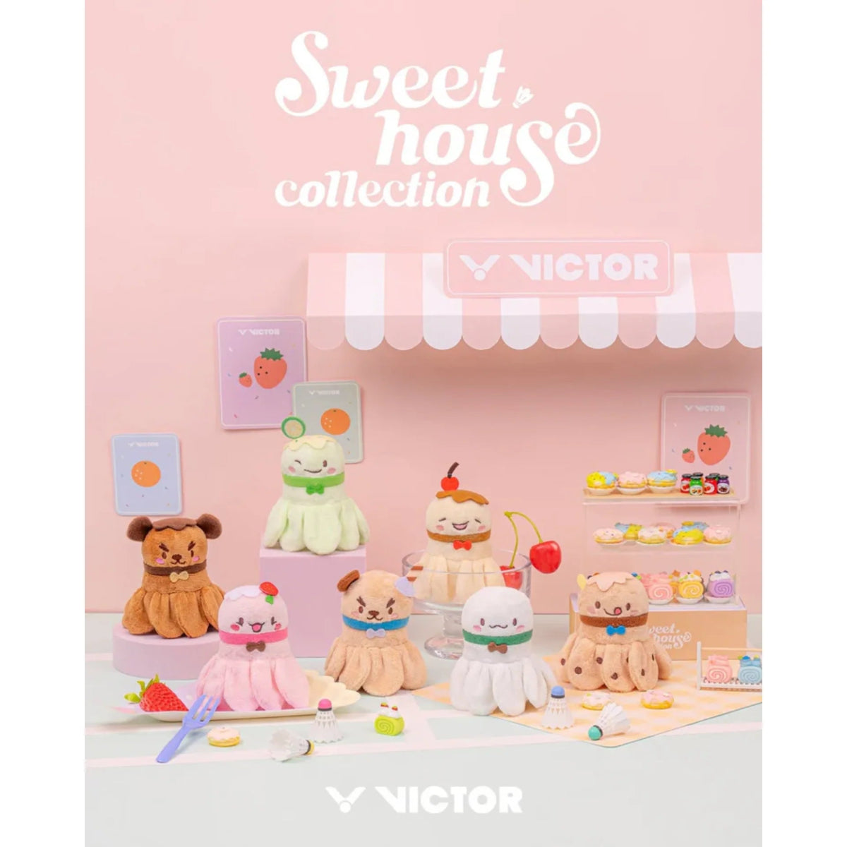 B&T Racket Victor PG6027 - A Sweethouse Collection Bag Charm - B&T Racket