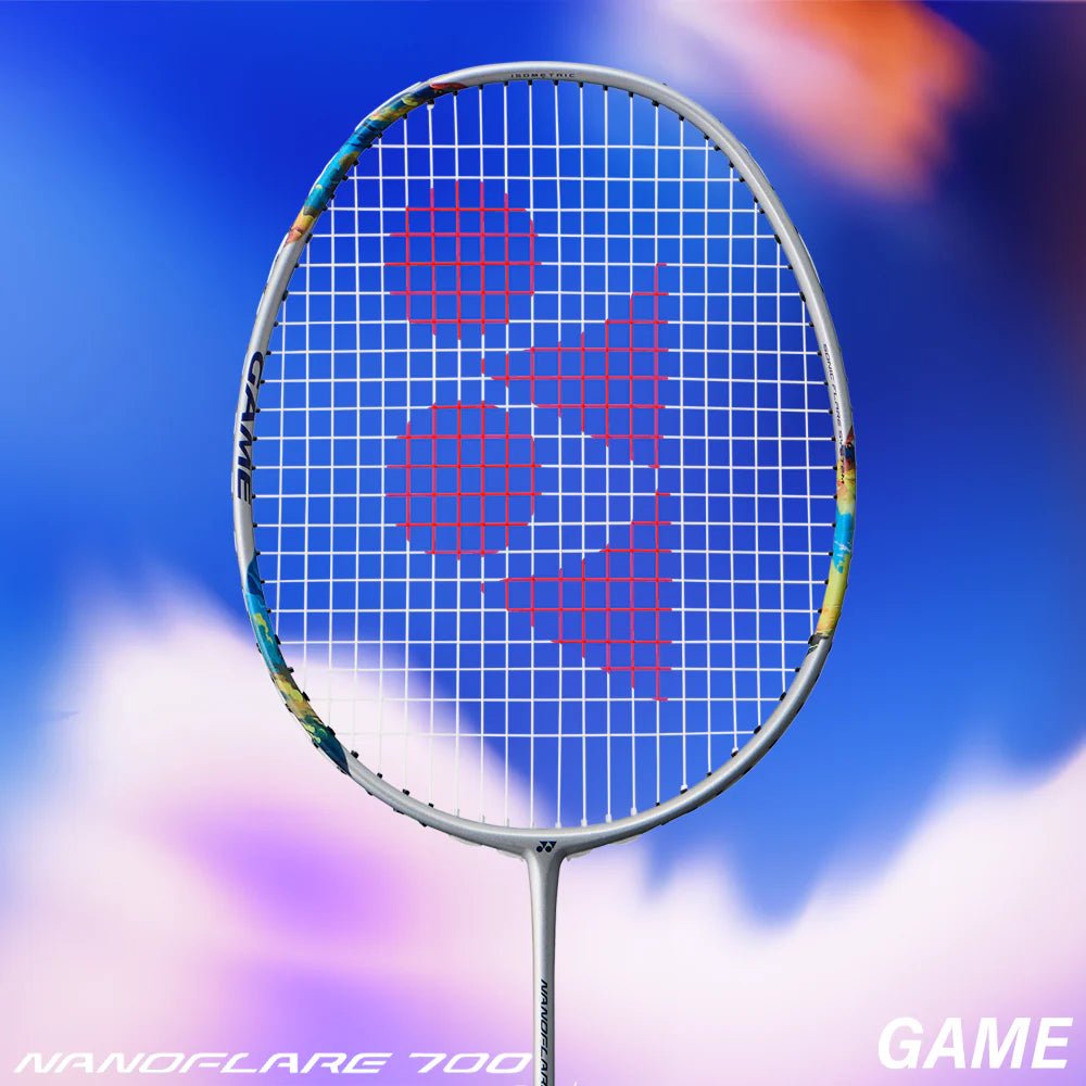 Silver Yonex Racket B&T Racket Yonex Nanoflare 700 Game (Silver/Sky Blue) 2024 - B&T Racket