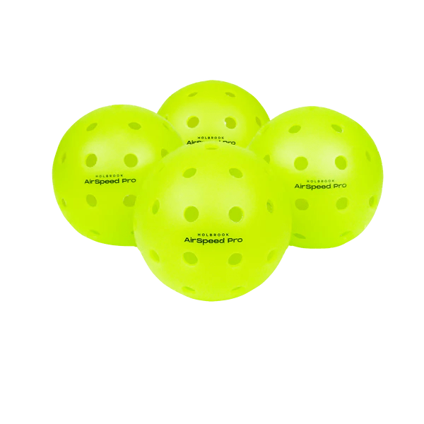 HOLBROOK HOLBROOK Airspeed Pro Pickleballs - 4 Pack - B&T Racket