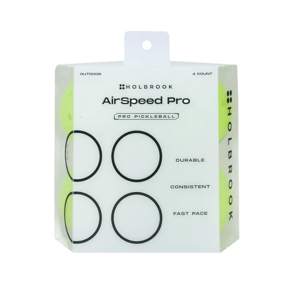 HOLBROOK HOLBROOK Airspeed Pro Pickleballs - 4 Pack - B&T Racket