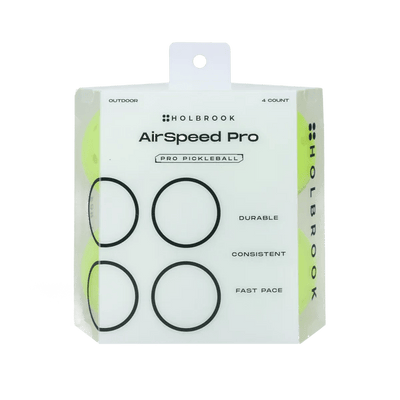 HOLBROOK HOLBROOK Airspeed Pro Pickleballs - 4 Pack - B&T Racket