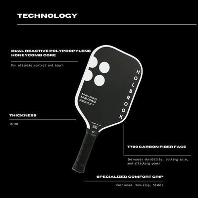 HOLBROOK HOLBROOK MAV PRO 2.0 Pickleball Paddle - B&T Racket