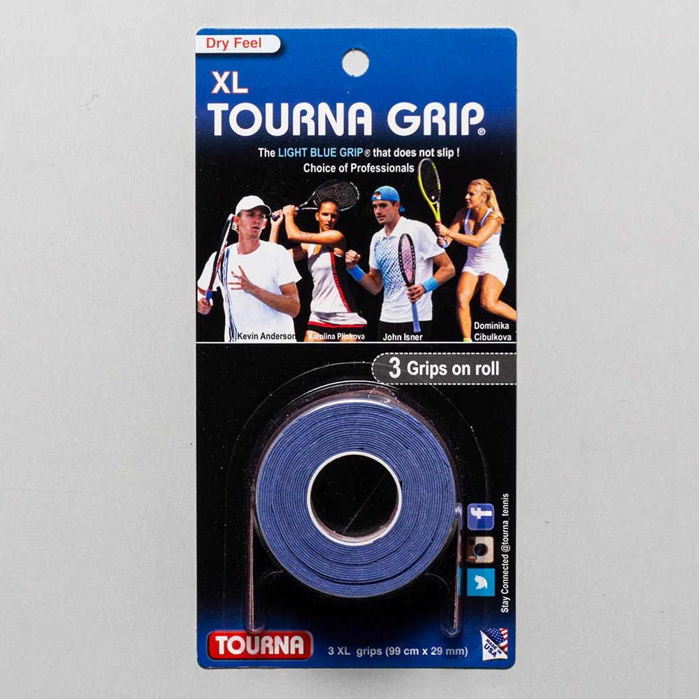 Tourna Tourna Grip Light Blue - 3pk - B&T Racket