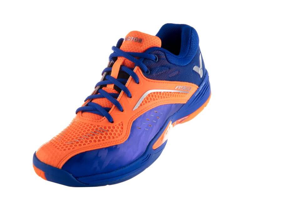 Victor USA VICTOR A960 Unisex Badminton Shoes - Neon Orange/Blue - B&T Racket
