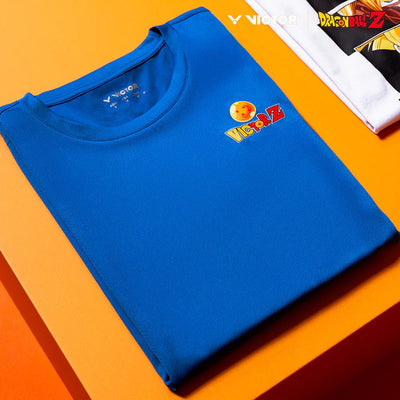 Victor USA Victor x Dragon Ball Z T-Shirt T - 504DBZ - F (Blue) - Unisex - B&T Racket