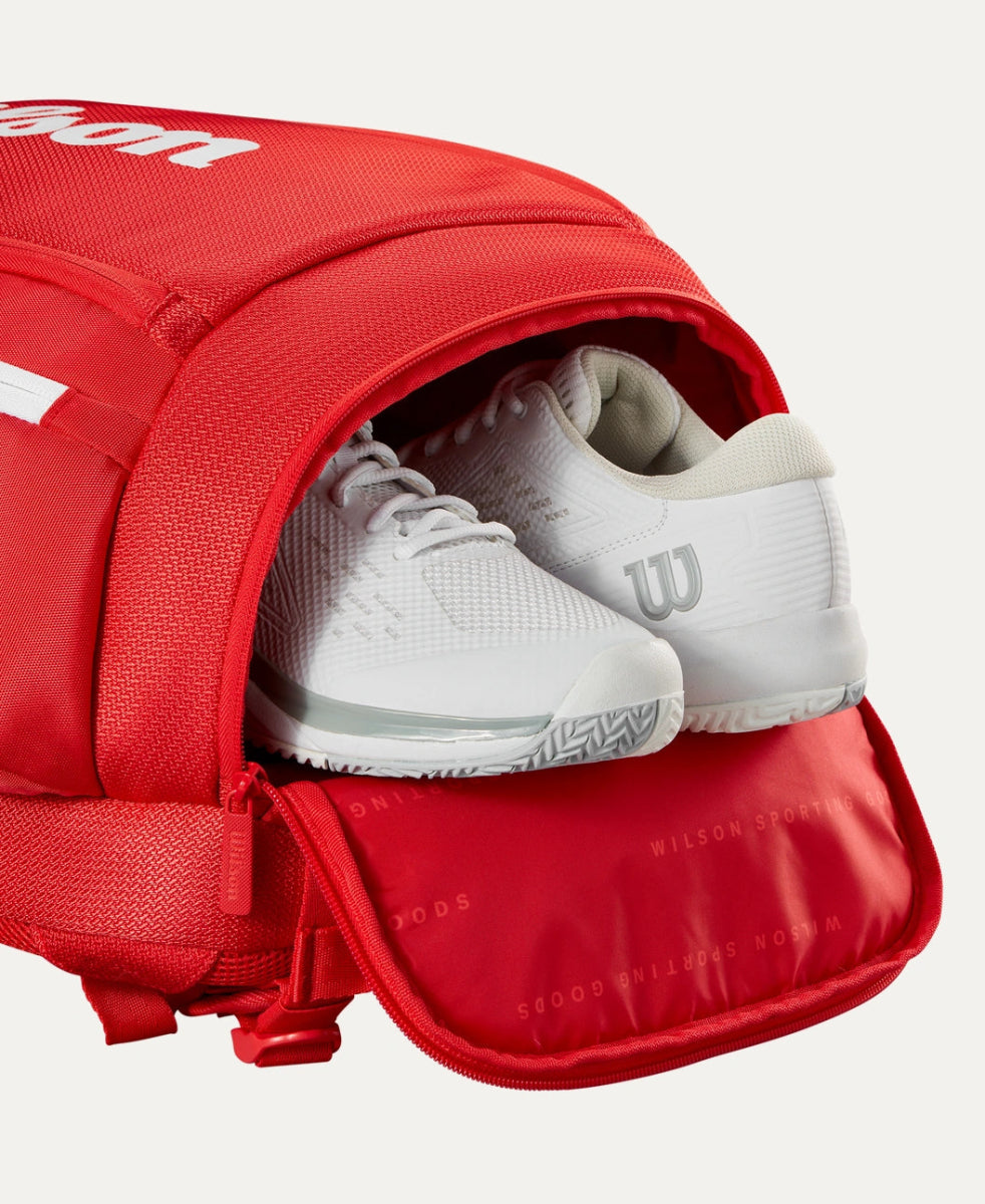 Wilson WILSON - Super Tour Red Backpack - WR8036901 - B&T Racket