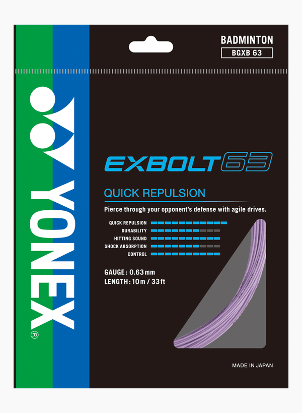Yonex USA EXBOLT 63 - B&T Racket