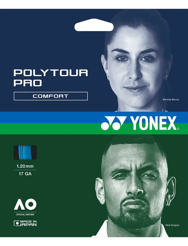 Yonex USA YONEX POLY TOUR PRO - Tennis String 120 (17G) - SET - B&T Racket