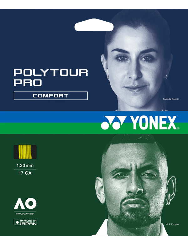 Yonex USA YONEX POLY TOUR PRO - Tennis String 120 (17G) - SET - B&T Racket