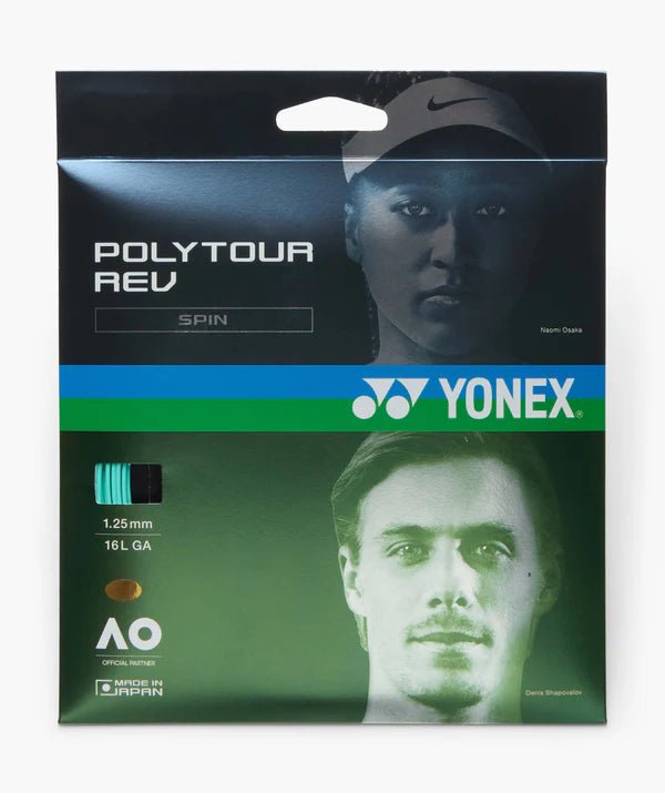 Yonex USA YONEX POLYTOUR REV 125 - SET - B&T Racket