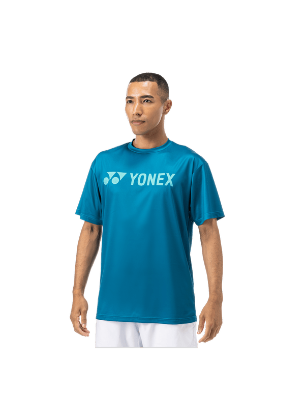 Yonex USA Yonex Practice UNISEX T - SHIRT Shirt - YM0046 - Blue Green - B&T Racket