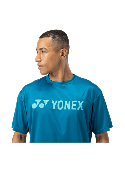 Yonex USA Yonex Practice UNISEX T - SHIRT Shirt - YM0046 - Blue Green - B&T Racket