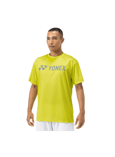 Yonex USA Yonex Practice UNISEX T - SHIRT Shirt - YM0046 - Lime Yellow - B&T Racket
