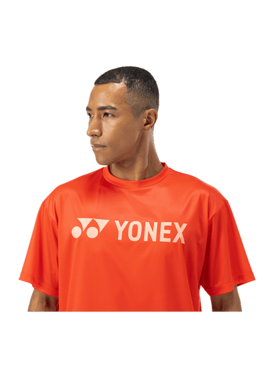 Yonex USA Yonex Practice UNISEX T - SHIRT Shirt - YM0046 - Pearl Red - B&T Racket