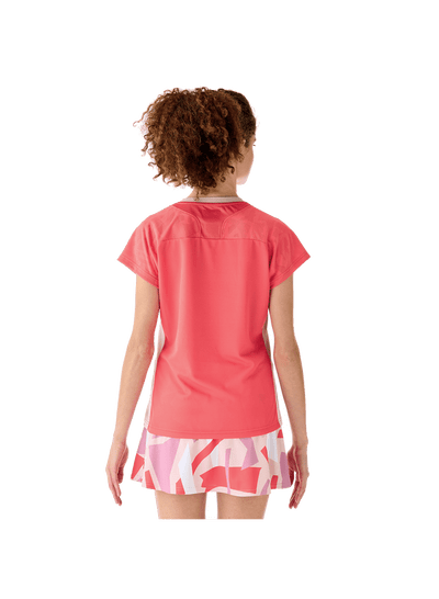 Yonex USA Yonex Tournament Women's Crew Neck Shirt 20848COR (2025 New) - B&T Racket
