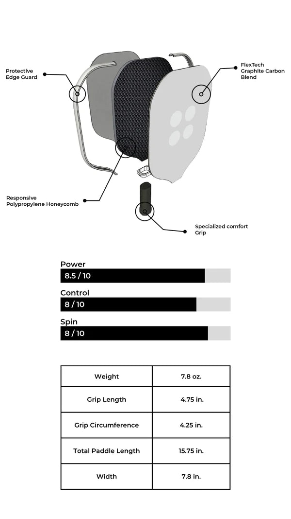 HOLBROOK HOLBROOK -Sport - Dune Pickleball Paddle - B&T Racket
