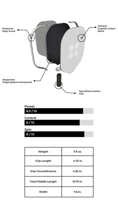 HOLBROOK HOLBROOK -Sport - Dune Pickleball Paddle - B&T Racket
