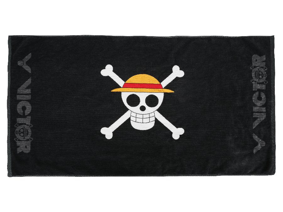 Victor USA Victor x ONE PIECE Towel - Black - B&T Racket