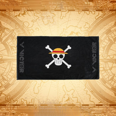 Victor USA Victor x ONE PIECE Towel - Black - B&T Racket