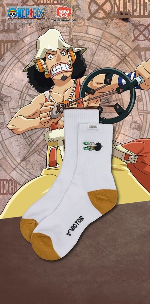 Victor USA Victor x ONE PIECE Usopp Sports Socks - B&T Racket