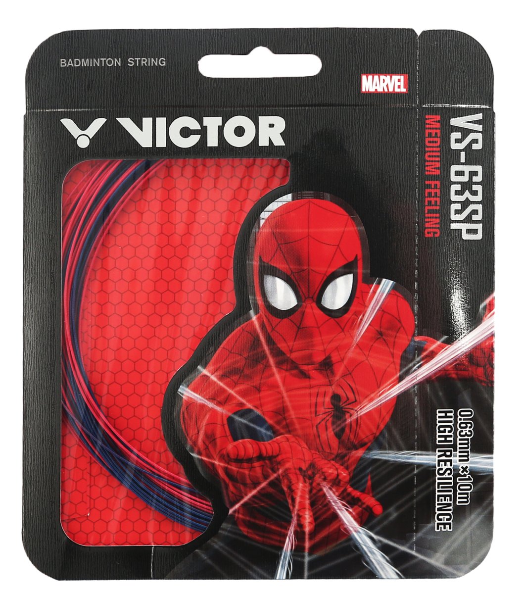 Victor Marvel Racket Victor USA VICTOR X SPIDER-MAN Limited Edition Badminton Racket Set - B ...