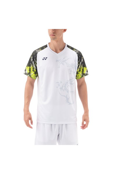 Yonex USA Yonex Men's Badminton T-Shirt 16572EX - White - B&T Racket