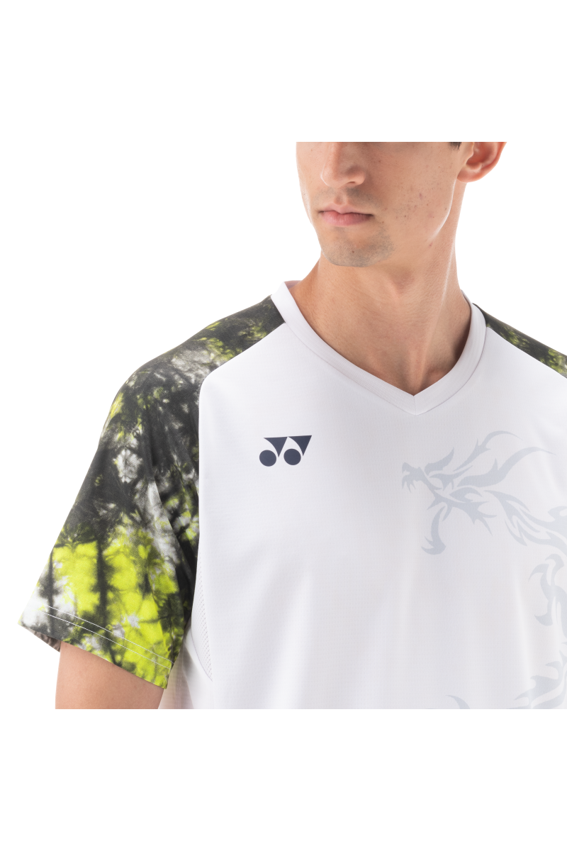 Yonex USA Yonex Men's Badminton T-Shirt 16572EX - White - B&T Racket