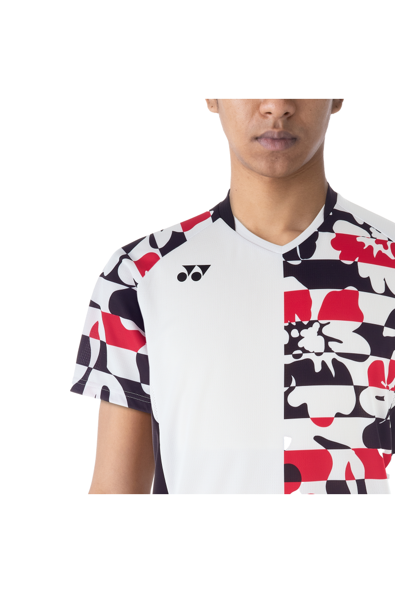 Yonex USA Yonex Tournament Men's Crew Neck Shirt 10504W - B&T Racket