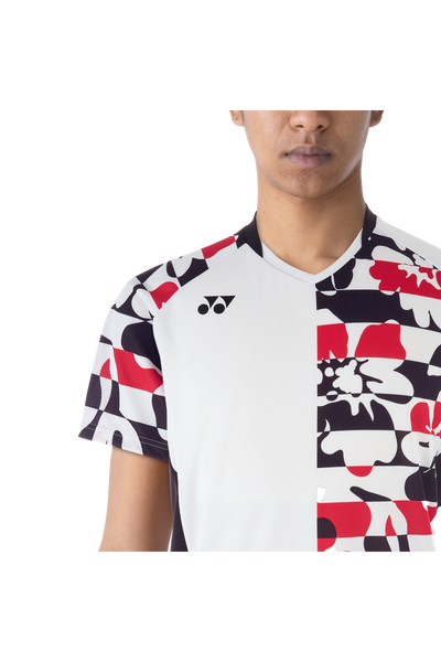 Yonex USA Yonex Tournament Men's Crew Neck Shirt 10504W - B&T Racket