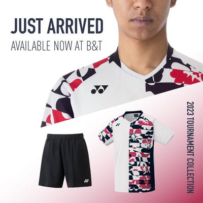 Yonex USA Yonex Tournament Men's Crew Neck Shirt 10504W - B&T Racket