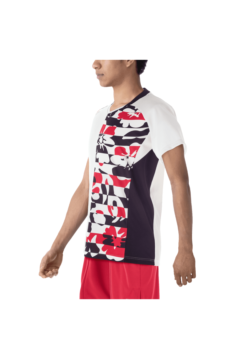 Yonex USA Yonex Tournament Men's Crew Neck Shirt 10504W - B&T Racket