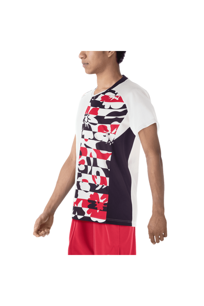 Yonex USA Yonex Tournament Men's Crew Neck Shirt 10504W - B&T Racket