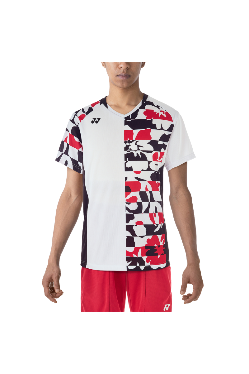 Yonex USA Yonex Tournament Men's Crew Neck Shirt 10504W - B&T Racket Yonex USA Yonex Tournament Men's Crew Neck Shirt 10504W - B&T Racket