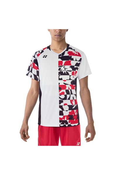 Yonex USA Yonex Tournament Men's Crew Neck Shirt 10504W - B&T Racket