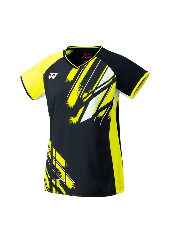 Yonex USA Yonex Women's Badminton T-Shirt 20640EX Black B&T Racket